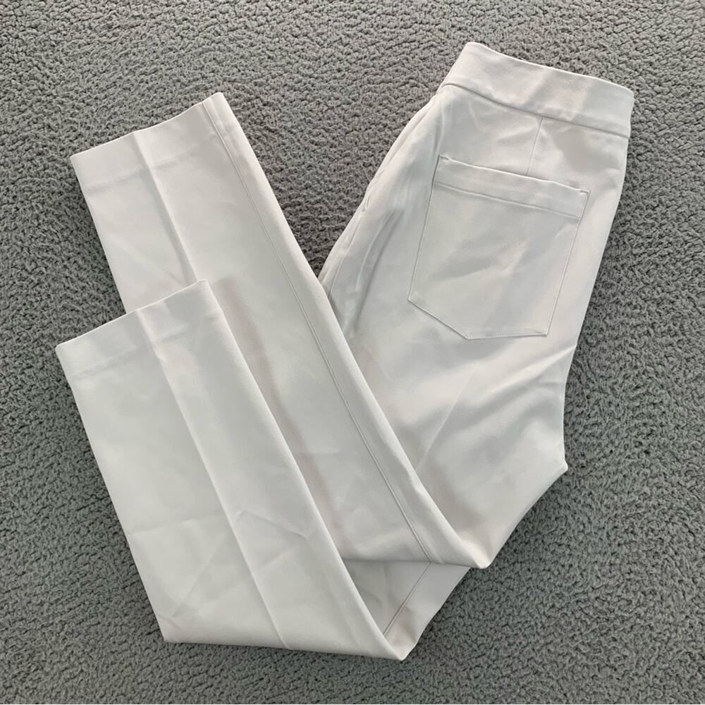 Spanx On-The-Go Slim Straight Pant Classic White Women's NWT Size: L (Regular) - Picture 5 of 15